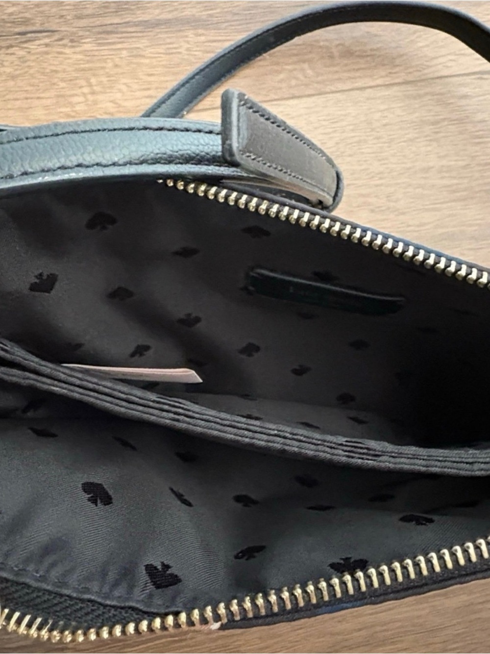 kate spade Black Floral Print Crossbody with Multicolor Accents - Picture 9 of 10